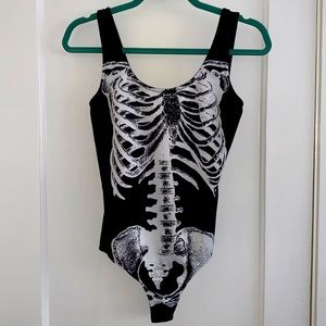 Skeleton bodysuit